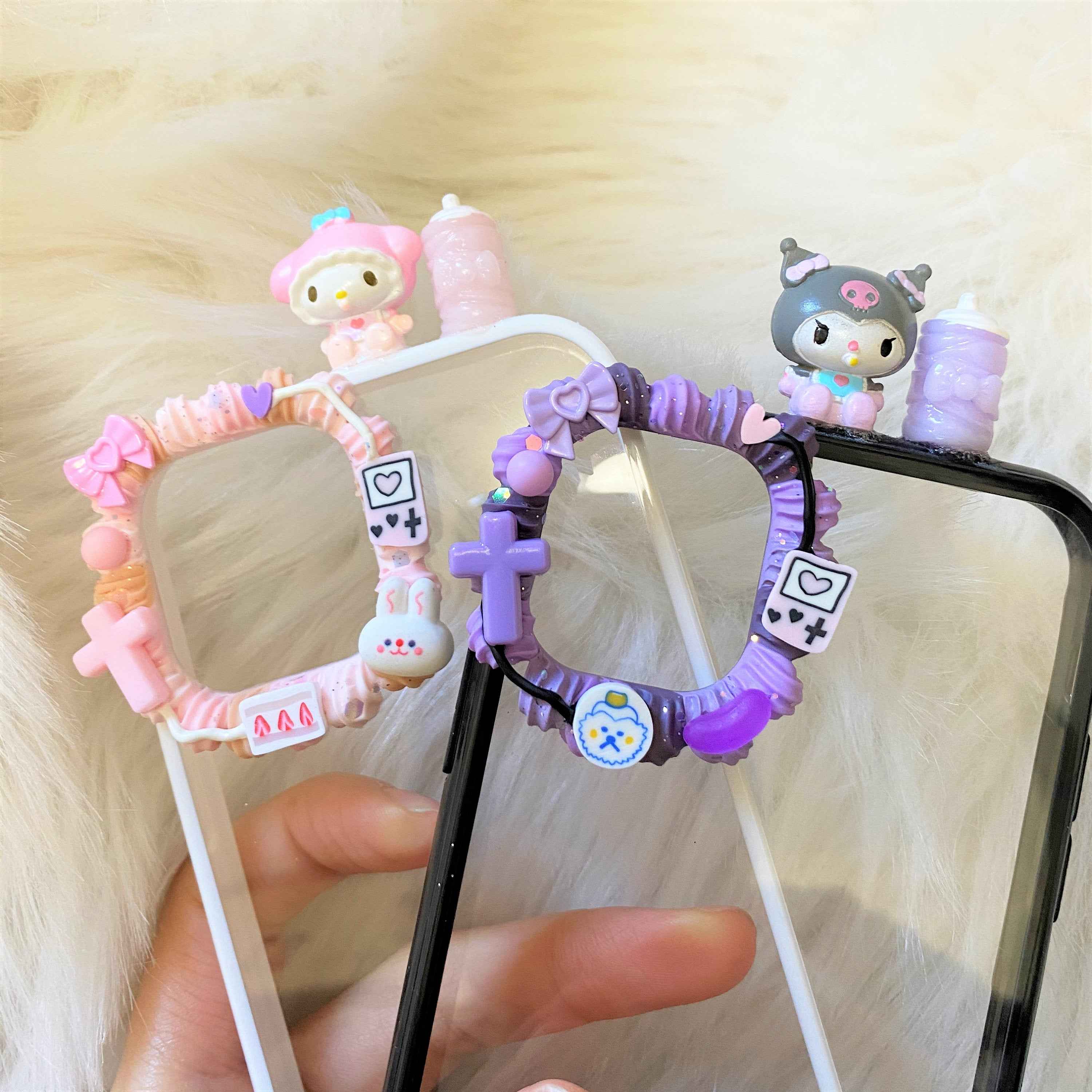 Anime Decoden Phone Case Kuromi My Melody