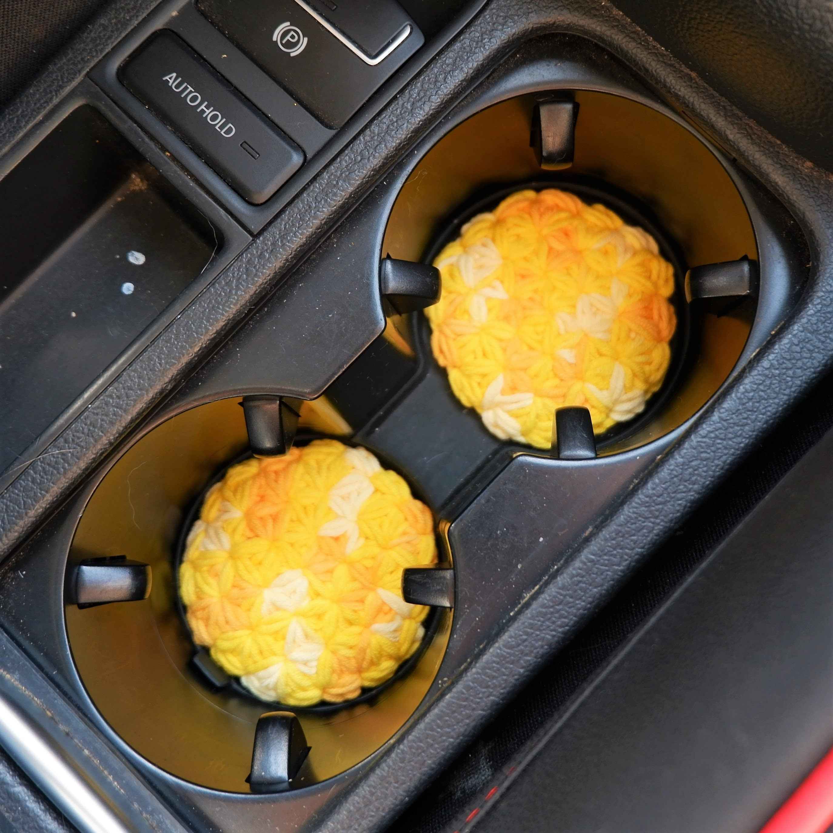 Set of 2 Car Cup Holder Coaster- Freesia