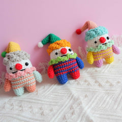Car Vent Clips- Crochet Clown