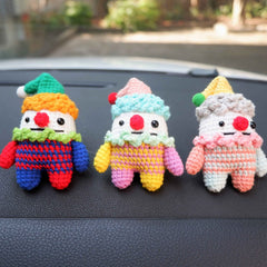 Car Vent Clips- Crochet Clown