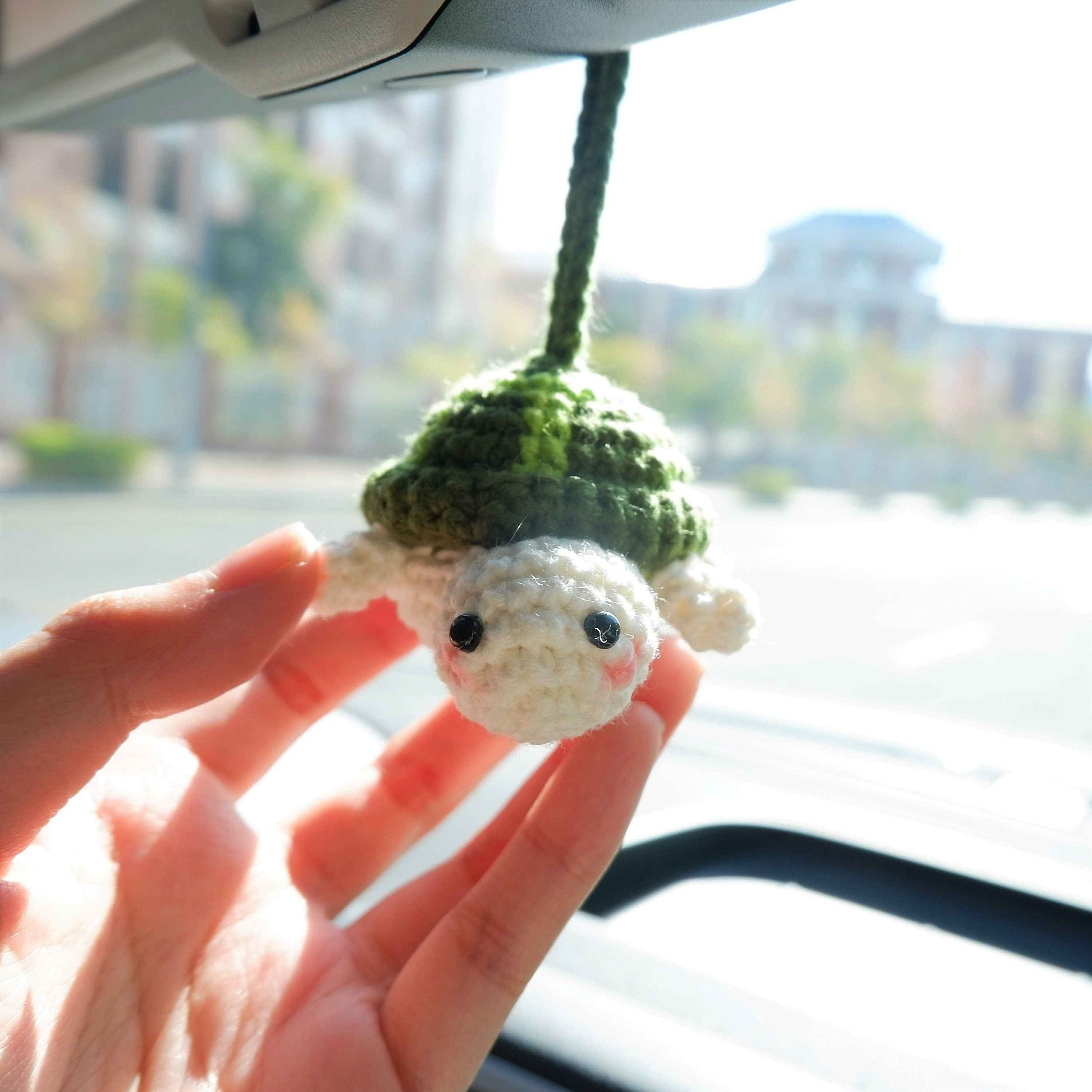 Car Mirror Accessory- Crochet Sea Turtle