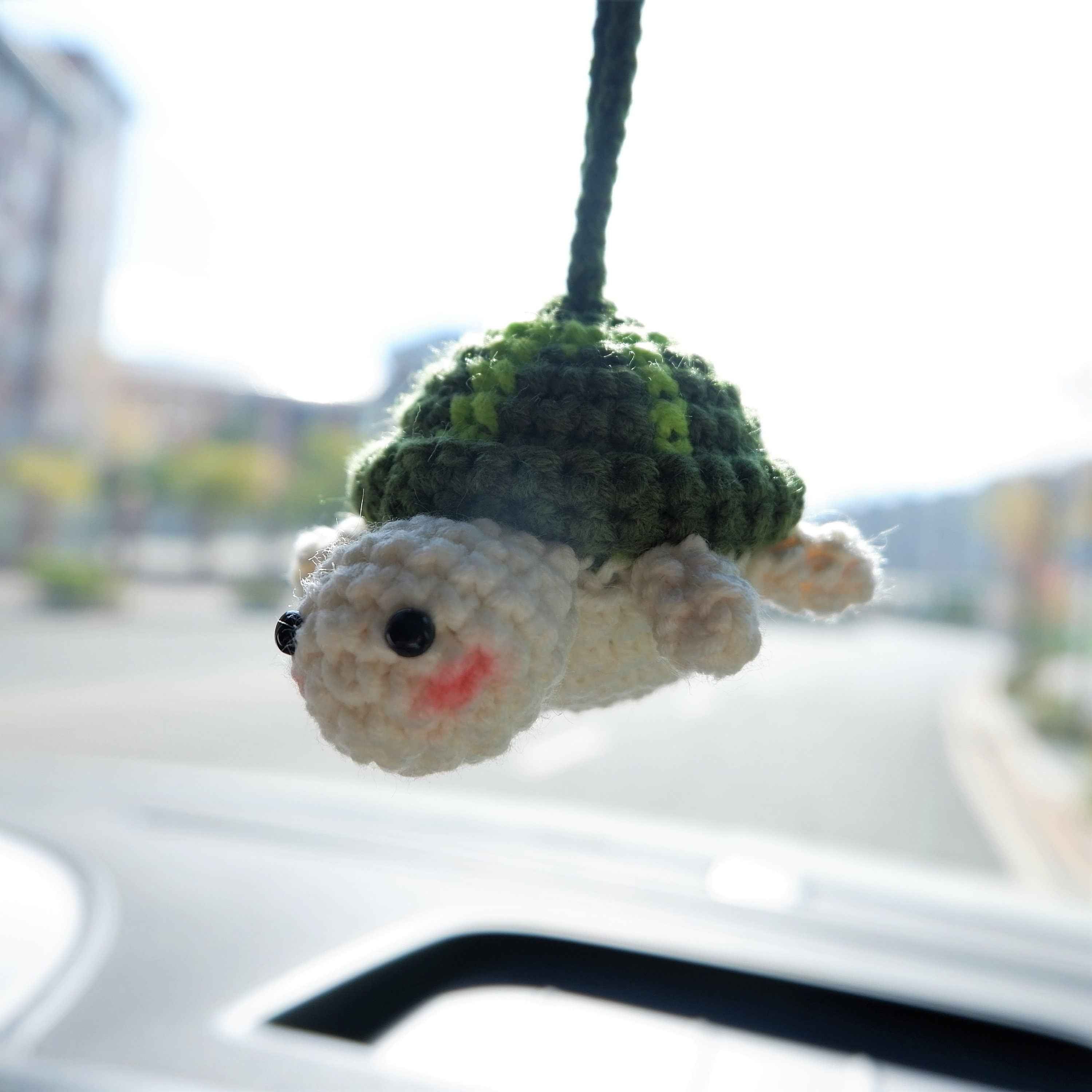 Car Mirror Accessory- Crochet Sea Turtle