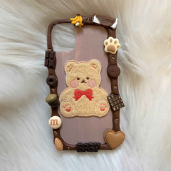 Custom Decoden Phone Case Bear