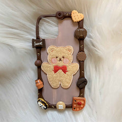 Custom Decoden Phone Case Bear