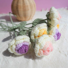 Crochet Flower Bouquet- Gradient Rose