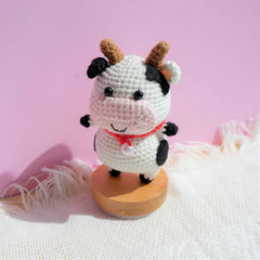 Crochet Car Dashboard Decor- Chunky Cow