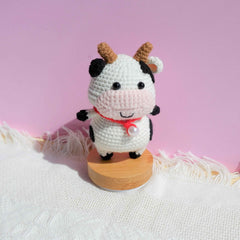 Crochet Car Dashboard Decor- Chunky Cow