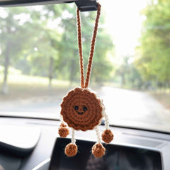 Crochet Car Hanging Accessory- Cookie Doll