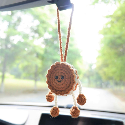 Crochet Car Hanging Accessory- Cookie Doll