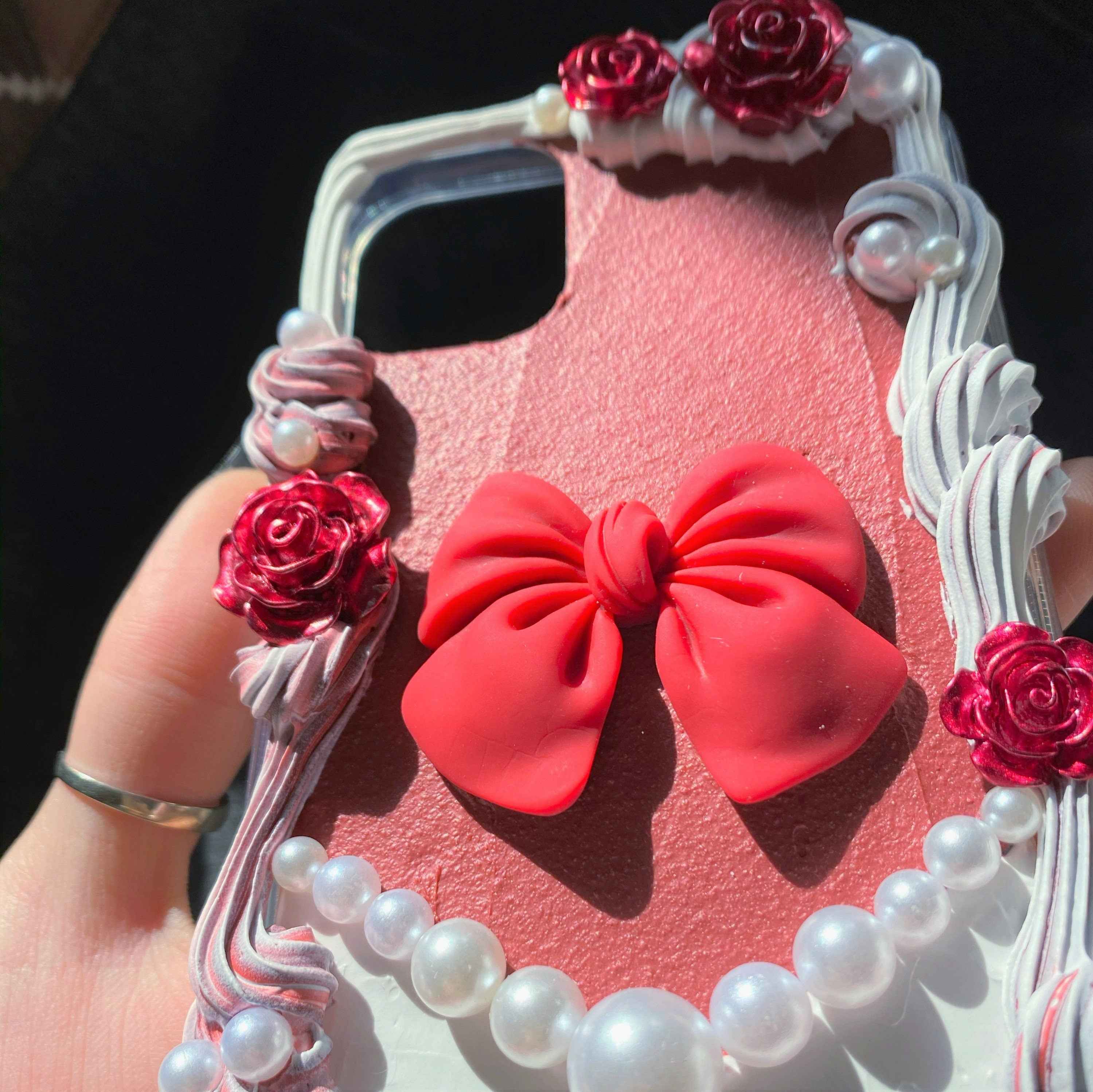 Decoden Phone Case Coquette Bow