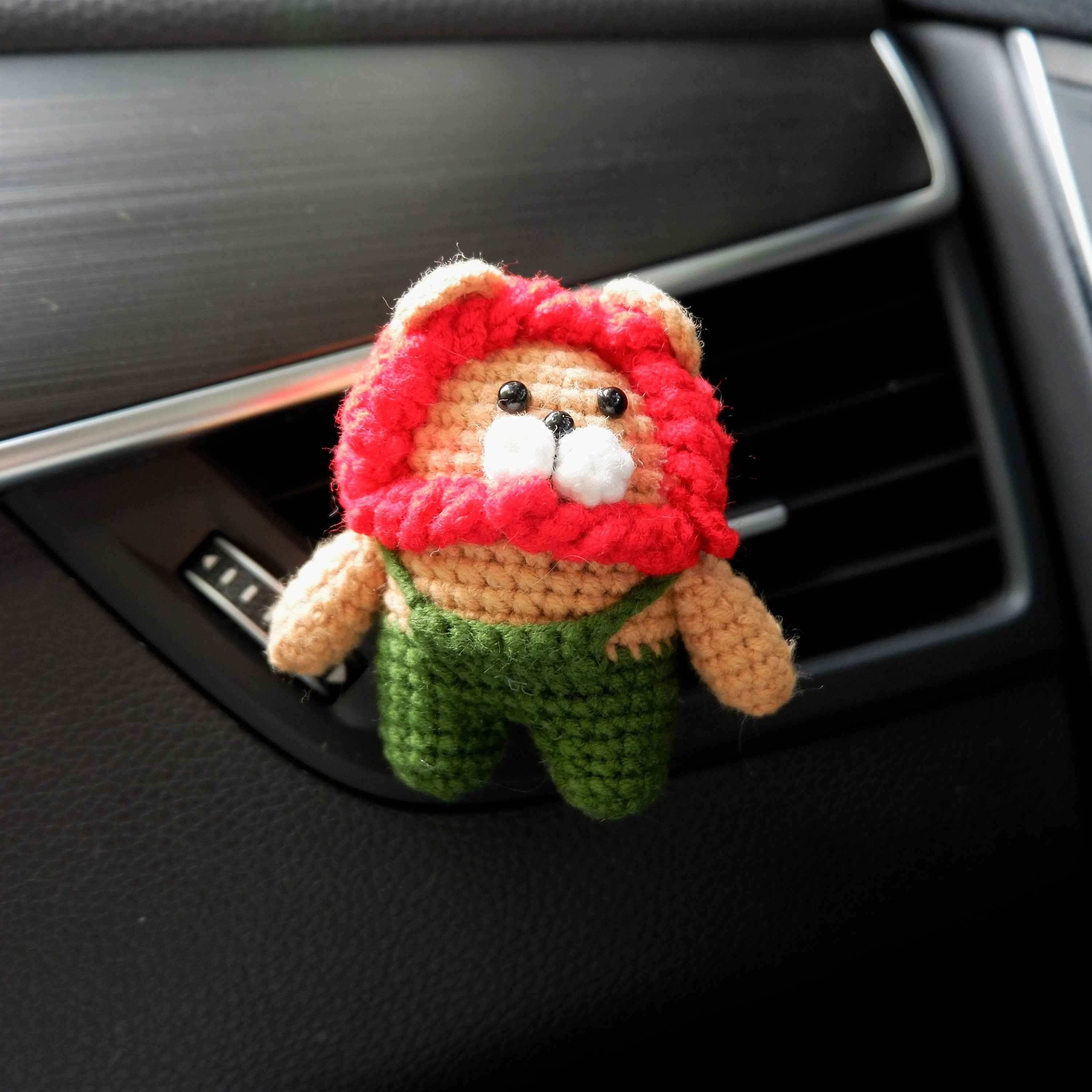 Car Vent Clips Air Freshener- Overalls Lion