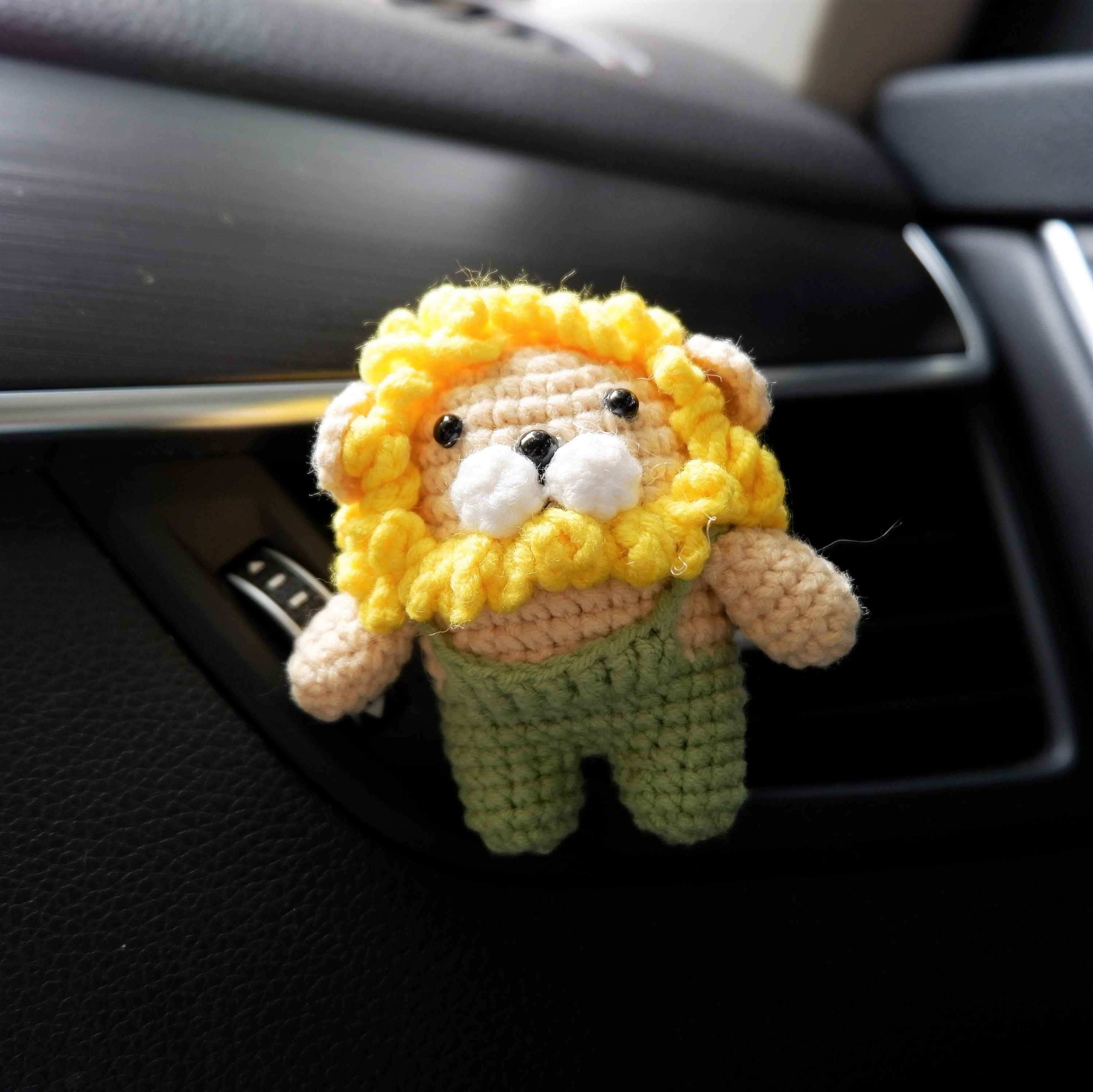 Car Vent Clips Air Freshener- Overalls Lion
