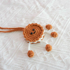 Crochet Car Hanging Accessory- Cookie Doll