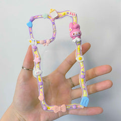 Anime Decoden Phone Case Cinnamoroll & Kuromi & My Melody