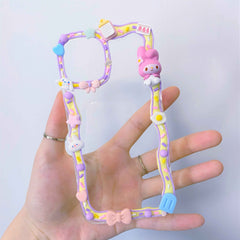 Anime Decoden Phone Case Cinnamoroll & Kuromi & My Melody