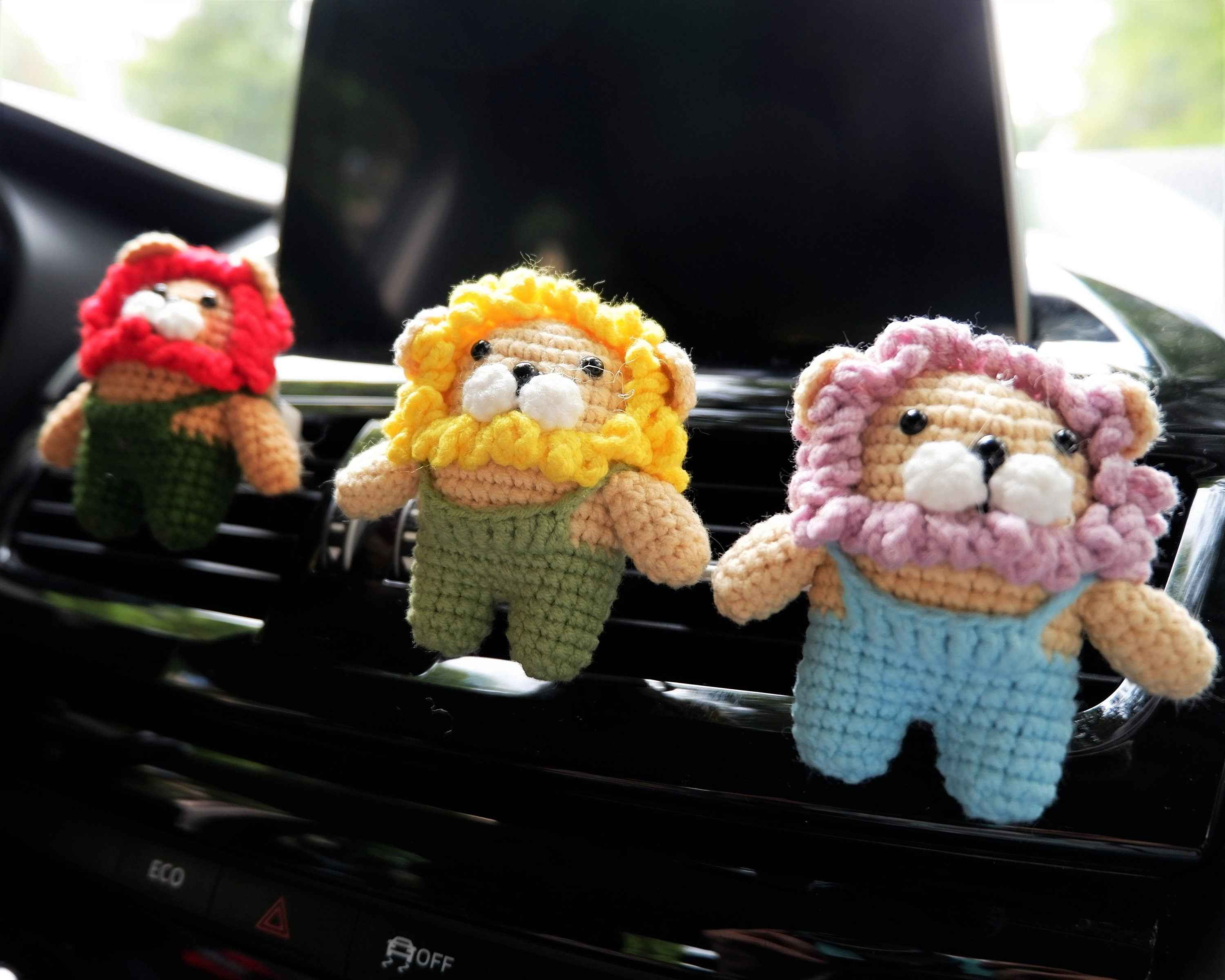 Car Vent Clips Air Freshener- Overalls Lion
