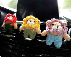 Car Vent Clips Air Freshener- Overalls Lion