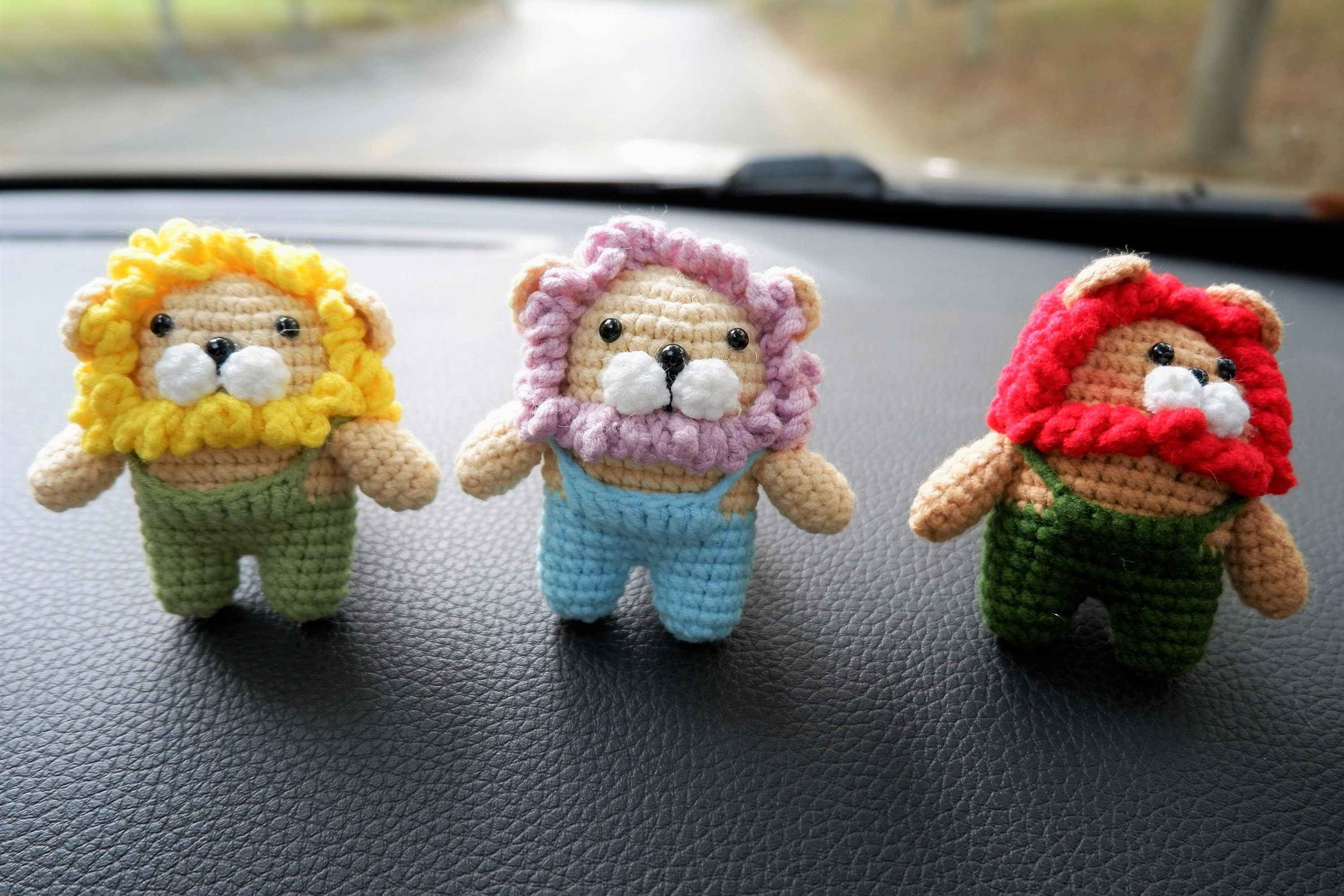 Car Vent Clips Air Freshener- Overalls Lion