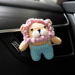 Car Vent Clips Air Freshener- Overalls Lion