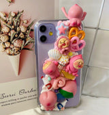 Decoden Phone Case, Cute Kobito Dolls Phone Case, 3D Phone Case, Anime Phone Case for iPhone 12/13/14/15 Pro Max, Galaxy, Christmas Gift