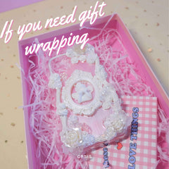 Custom Decoden Phone Case Strawberry