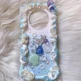 Decoden Phone Case, Mermaid tail/Shells Phone Case, Baroque Aesthetic 3D Phone Case, Custom Phone Case for iPhone 13/14/15 Pro Max, Galaxy