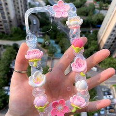 Custom Decoden Phone Case Cherry Blossom & Tulip