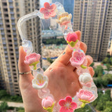 Decoden Phone Case, Flowers/Cherry Blossom Phone Case, Crystal Clear Phone Case, Custom Phone Case for iPhone 11/12/13/14, OnePlus, Galaxy