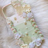 Decoden Phone Case, Vintage Butterfly/Rose/Pearl Phone Case, Baroque Aesthetic Phone Case, Custom Phone Case for iPhone 12/13/14/15 Pro Max