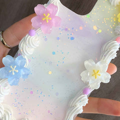 Custom Decoden Phone Case Rainbow Cherry Blossom