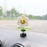 Crochet Sunflower/Daisy Car Dashboard Decor, Smiley Daisy Car Accessories for Women, Cute Car Accessories interior, Car Air Freshener