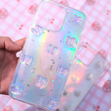 Bling Butterfly 3D Phone Case, Resin Phone Case, Glitter iPhone Case, Cute Phone Case for iPhone 12/13/14/15 Pro Max, OnePlus, Galaxy