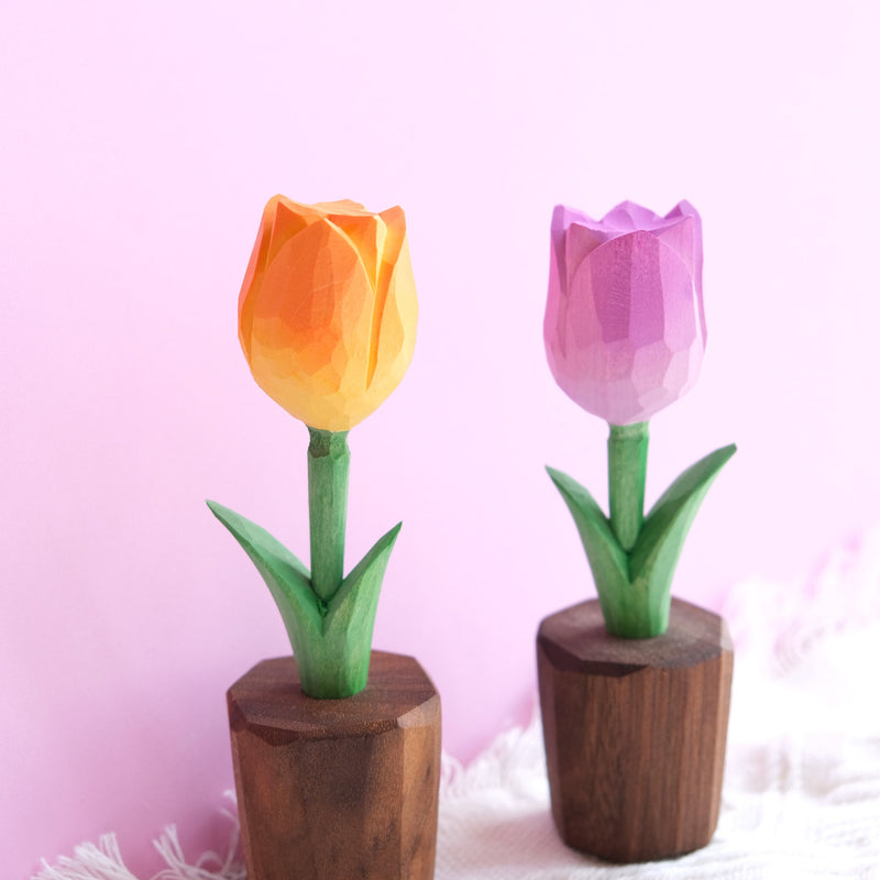 Tulip Car Dashboard Decor, Wooden Flower Car Accessory, Cute Car Accessories Interior, Essential Oil Diffuser, Valentines Home Decor