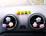 10Pcs Daisy Car Vent Clip, Rainbow Daisy Flower Car Clips, Cute Car Accessories Interior, Car Accessories for Women/Teens, Flower Car Magnet