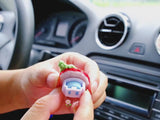 3Pcs Crochet Strawberry Car Diffuser, Car Plant Vent Clip, Cute Car Air Freshener, Cute Car Accessory for Interior, Christmas Gift for Women