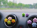 10Pcs Daisy Car Vent Clip, Rainbow Daisy Flower Car Clips, Cute Car Accessories Interior, Car Accessories for Women/Teens, Flower Car Magnet