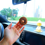 Crochet Car Mirror Hanging Accessories- Donuts