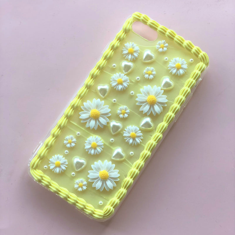 Daisy Decoden Phone Case- Full Whip