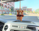 Crochet Car Mirror Hanging Accessory- Bear