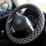 Tweed Minimalism Steering Wheel Cover