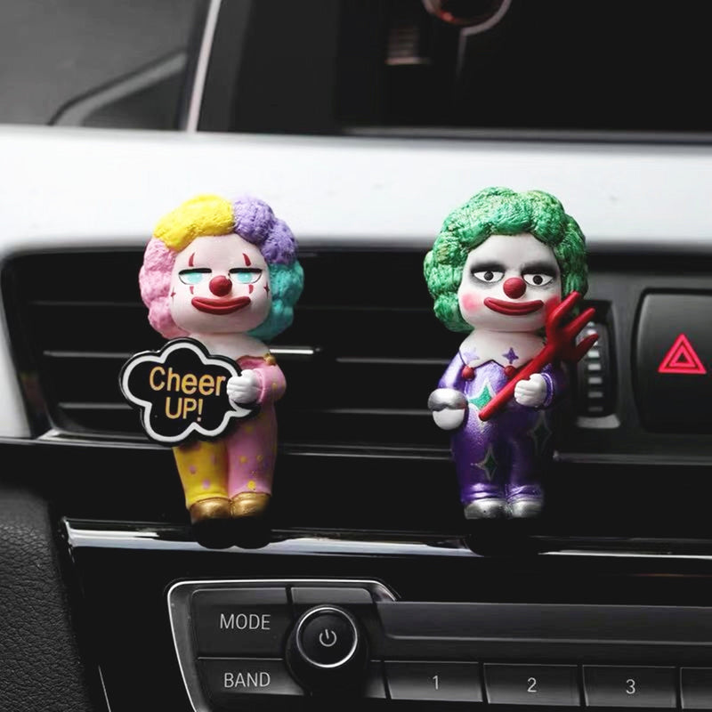 2Pcs Clown Car Air Freshener Vent Clips