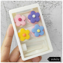 Pack of 2 Contact Lense Case Daisy Flowers