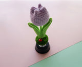 Crochet Car Dashboard Accessories- Tulip