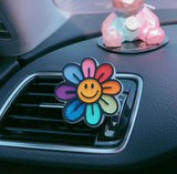 Car Vent Clips- Smiley Face & Daisy