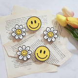 Car Vent Clips- Smiley Face & Daisy