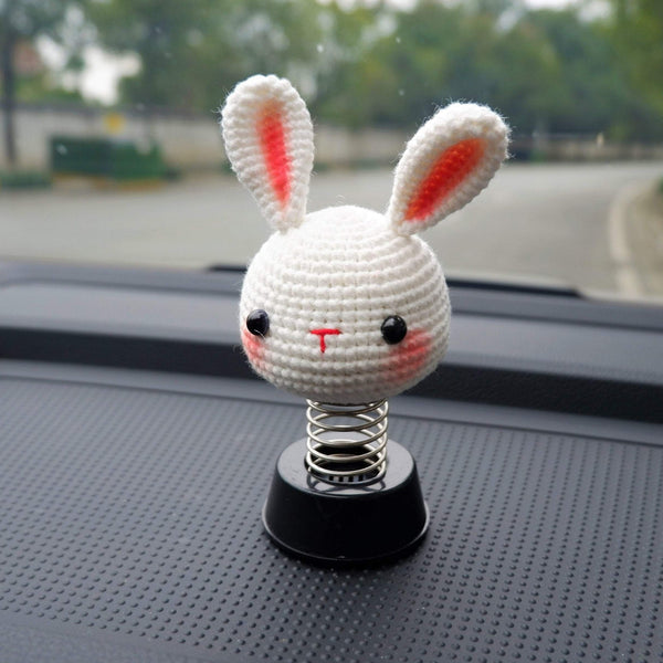 Crochet Car Dashboard Accessories- Bunny/Mouse