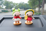 Crochet Car Dashboard Decor- Piggy