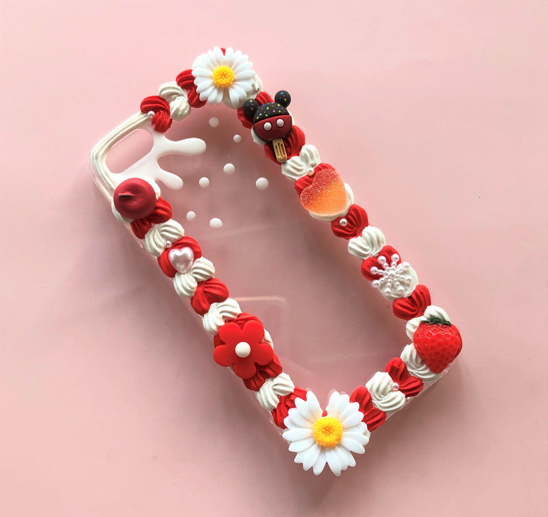 Daisy Decoden Phone Case- Border Whip