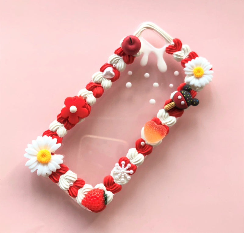 Daisy Decoden Phone Case- Border Whip