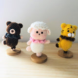 Crochet Car Dashboard Decor- Dancing Bear/Tiger/Sheep